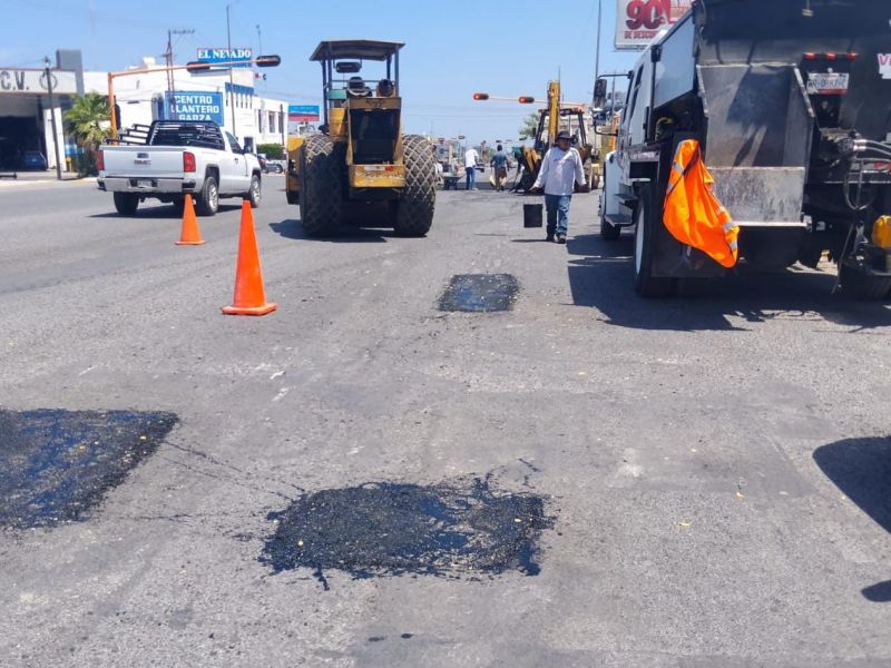Realiza Municipio trabajos de conservación en 18 mil m2 de calles