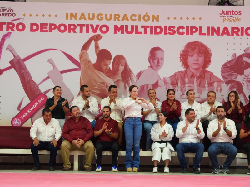 Transforma Carmen Lilia espacio en el nogal y lo convierte en Centro Deportivo Multidisciplinario