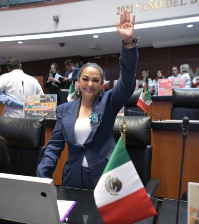 Suma Olga Sosa su quinta iniciativa aprobada por el pleno del Senado