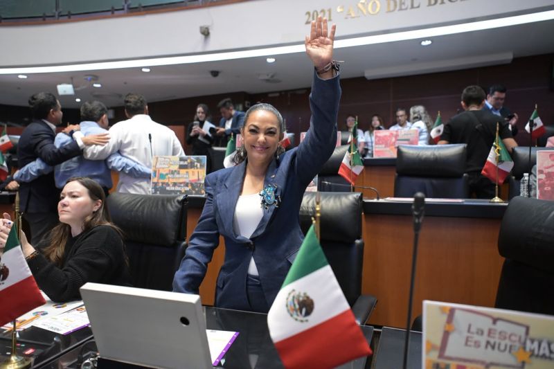 Suma Olga Sosa su quinta iniciativa aprobada por el pleno del Senado