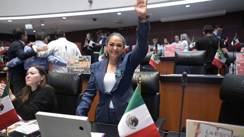 Suma Olga Sosa su quinta iniciativa aprobada por el pleno del Senado