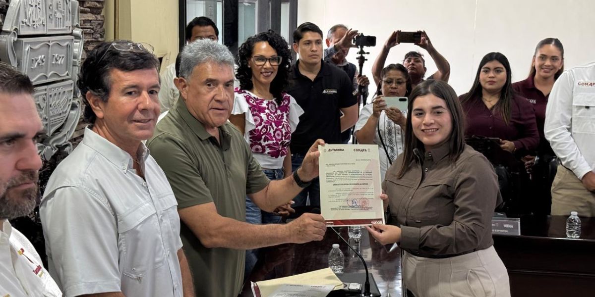 Nombran nueva gerente general de la COMAPA Altamira