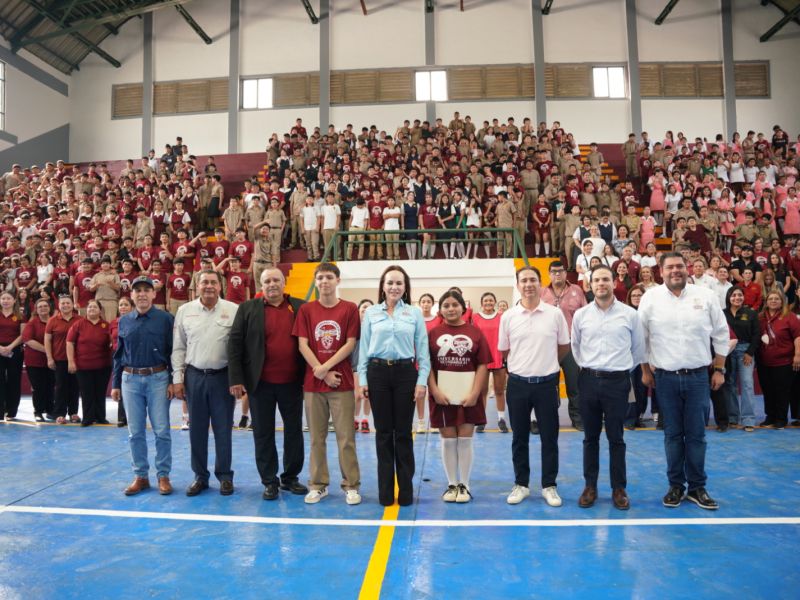 Carmen Lilia recupera 80 años de historia: Entrega renovado el gimnasio Escuadron 201