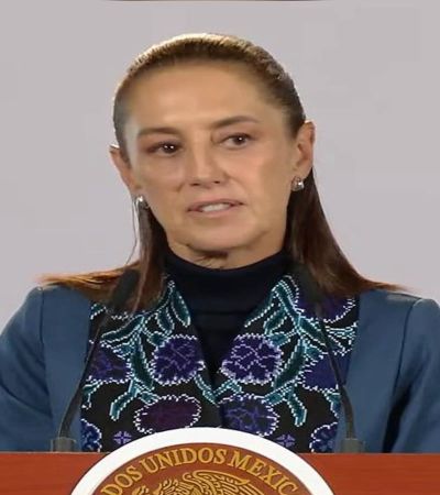 Revira CSP a Trump: EU es el que consume drogas
