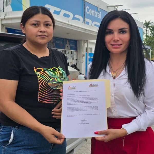 Astrid Sontoya: apoyo que se convierte en una mano amiga para las familias de El Mante