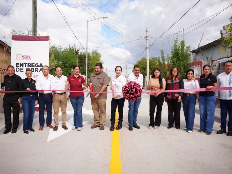 Transforma Carmen Lilia Canturosas calles de la colonia Francisco Villa con obras integrales