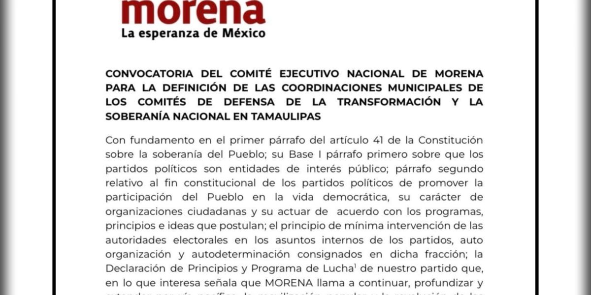 Abre Morena convocatoria para alcaldías, pero prohíbe guerra sucia y derroches