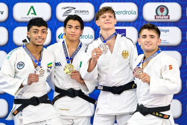 ¡Oro para Tamaulipas en Europa! Eduardo Sagastegui conquista la copa Europea de Judo en Malaga