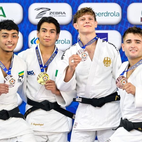 ¡Oro para Tamaulipas en Europa! Eduardo Sagastegui conquista la copa Europea de Judo en Malaga