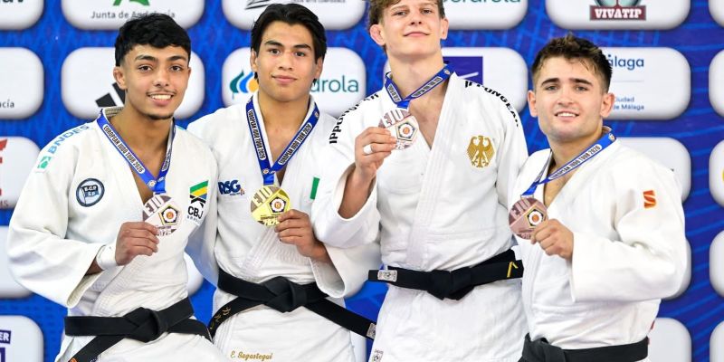 ¡Oro para Tamaulipas en Europa! Eduardo Sagastegui conquista la copa Europea de Judo en Malaga