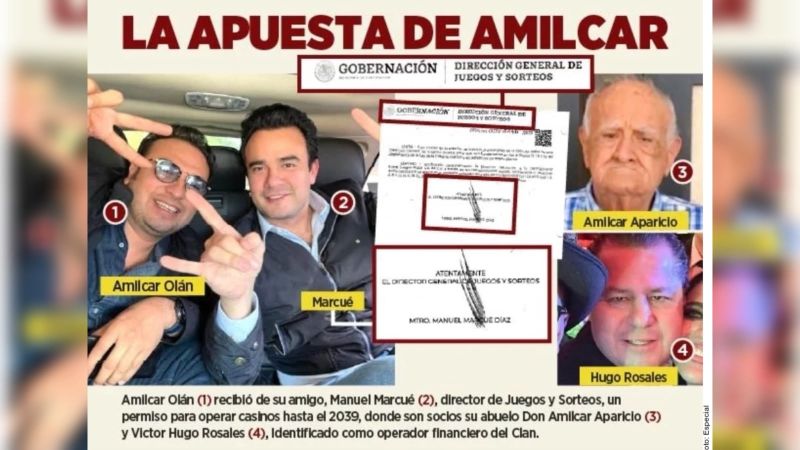 Avalaron con Adán Augusto casinos a empresa de Olán