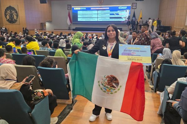 Alumna del CETis 78 obtiene medalla de oro en competencia internacional de ciencia y tecnología ISIF 2026