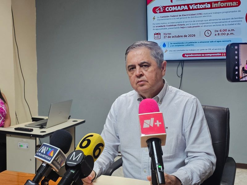 Corte de energía dejará sin agua a más de 350 colonias