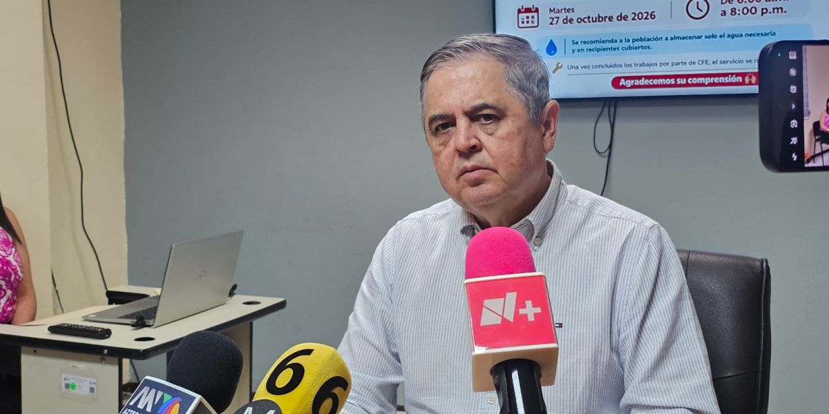 Corte de energía dejará sin agua a más de 350 colonias