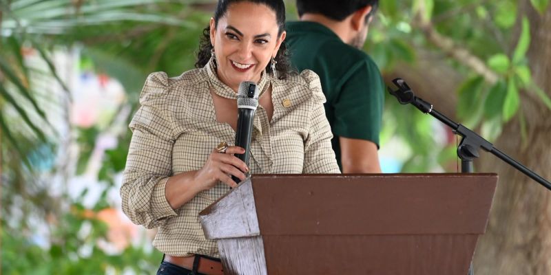 En la cuarta transformación defendemos los derechos de la niñez: Olga Sosa en primaria Norberto Treviño Zapata en Xicoténcatl