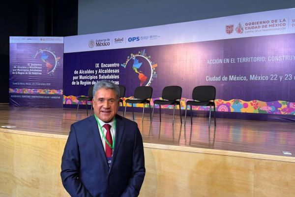 Representa Armando Martínez a Tamaulipas en foro internacional de municipios saludables