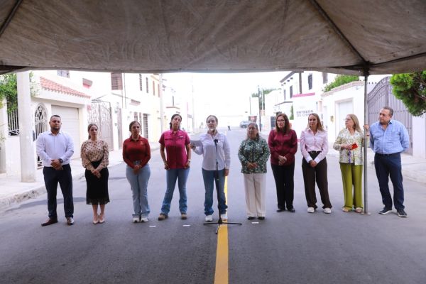 Impulsa alcaldesa Carmen Lilia Canturosas mejoramiento vial con entrega de obras en diversos sectores de Nuevo Laredo