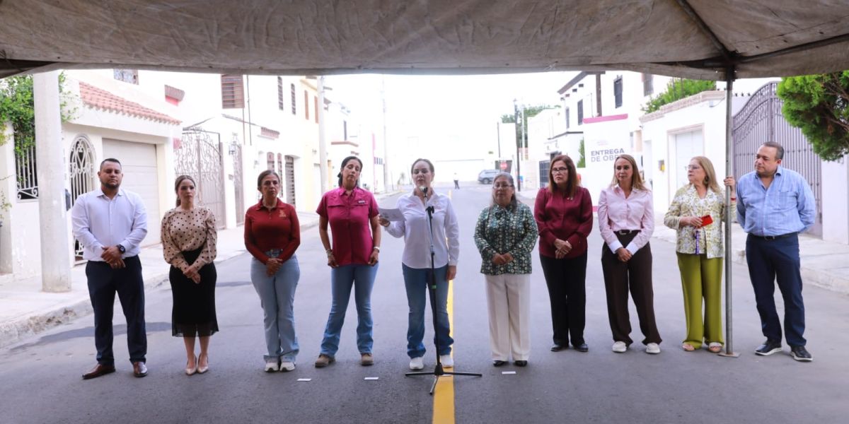 Impulsa alcaldesa Carmen Lilia Canturosas mejoramiento vial con entrega de obras en diversos sectores de Nuevo Laredo
