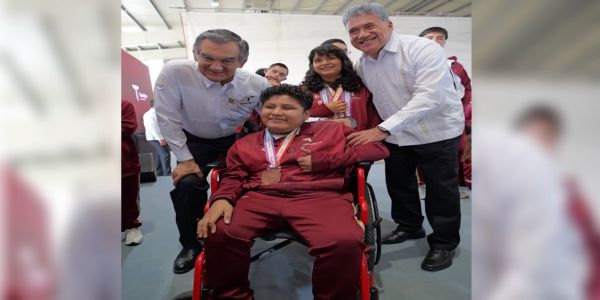 Reconoce Armando Martínez junto con gobernador a paratletas de Altamira