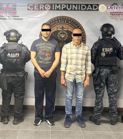 Detienen a alcalde morenista y exedil de Suchiapa, Chiapas