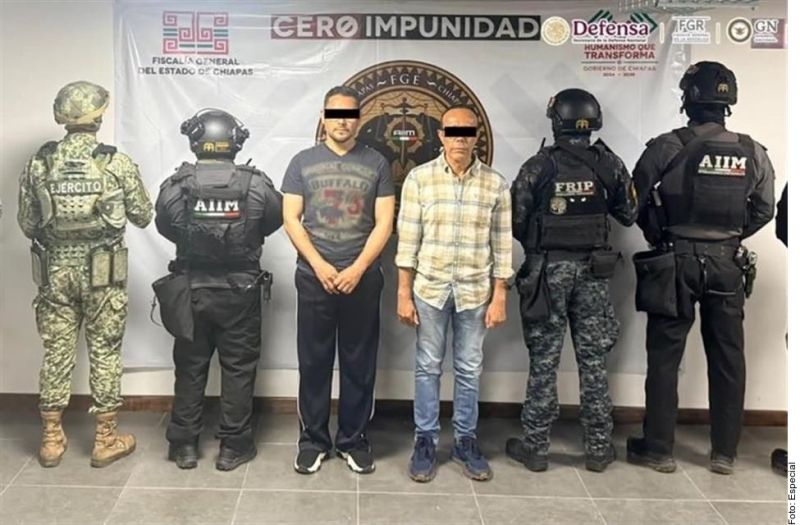 Detienen a alcalde morenista y exedil de Suchiapa, Chiapas