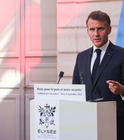 Presidenta informa que visita de Emmanuel Macron a México se aplaza
