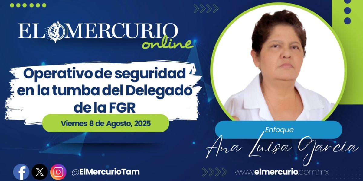 Operativo de seguridad en la tumba del Delegado de la FGR