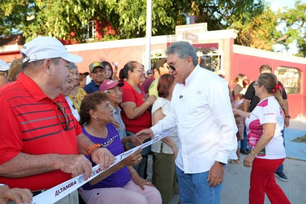 Continúa Armando Martínez modernización de Altamira con más calles pavimentadas