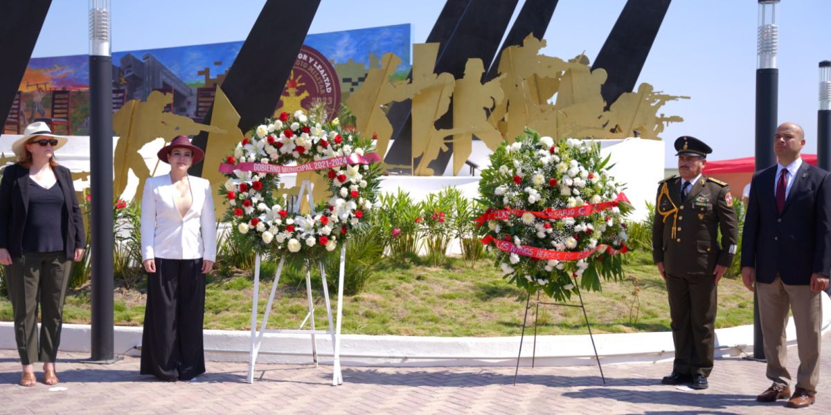 Encabeza alcaldesa Carmen Lilia Canturosas conmemoración del 177 aniversario de la gesta Heroica de Los Niños Héroes