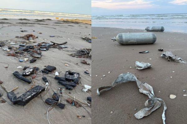 Denuncian contaminación en el Golfo de México por restos del cohete SpaceX