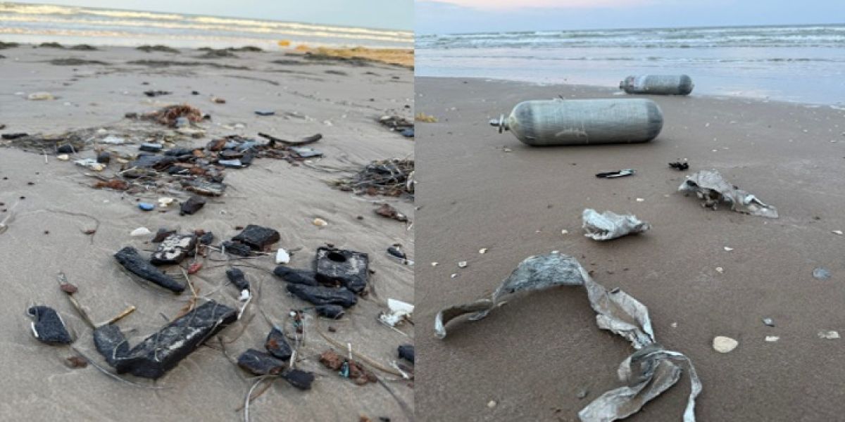 Denuncian contaminación en el Golfo de México por restos del cohete SpaceX