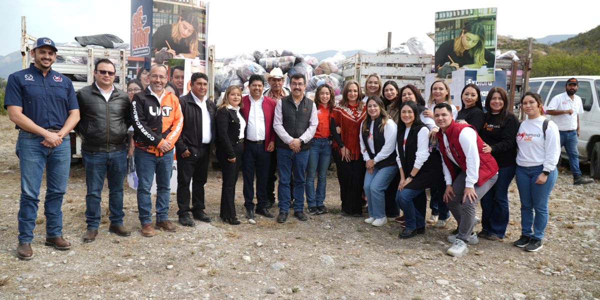 Rector de la UAT inaugura las jornadas “Abrigando Corazones”