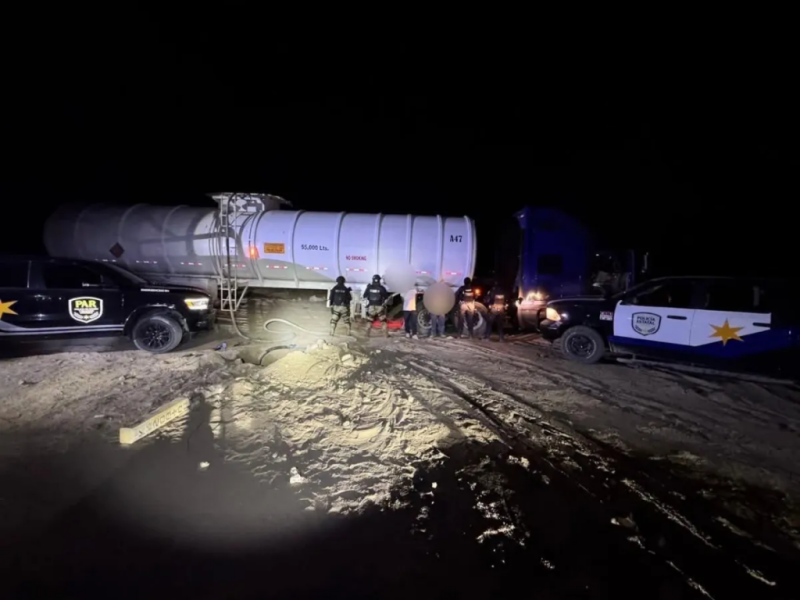 Aseguran 50 mil litros de combustible robado en Coahuila