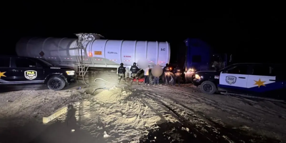 Aseguran 50 mil litros de combustible robado en Coahuila