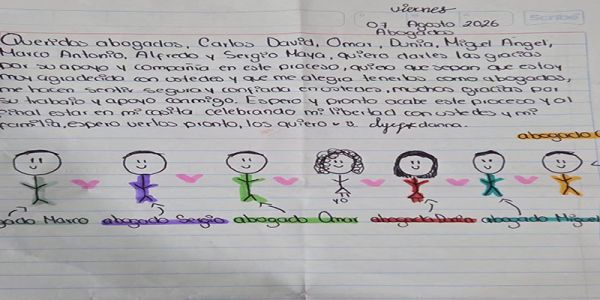 Desde el CEDES, Danna Yanina escribe: “Quiero volver a casa”