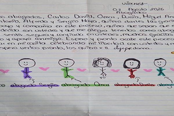 Desde el CEDES, Danna Yanina escribe: “Quiero volver a casa”