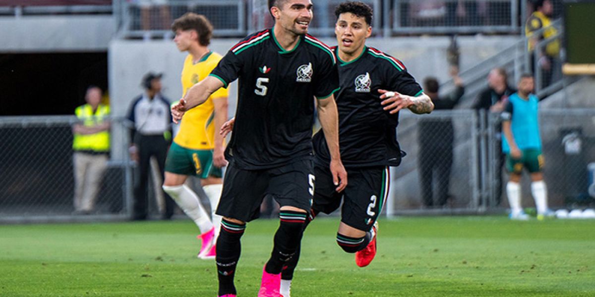 Derrota México a Australia con gol de Johan Vásquez