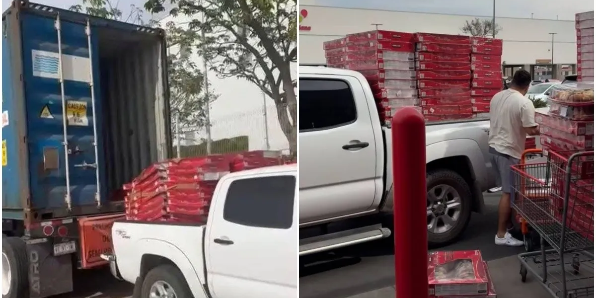 Revendedora compra 800 Roscas  de Reyes en Costco Guadalajara y las transporta en tráiler