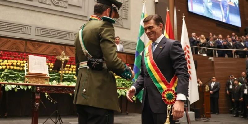 Rodrigo Paz Pereira asume la Presidencia de Bolivia