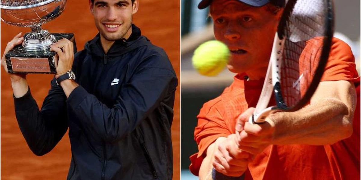 Jannik Sinner y Carlos Alcaraz lideran el ranking ATP tras Roland Garros
