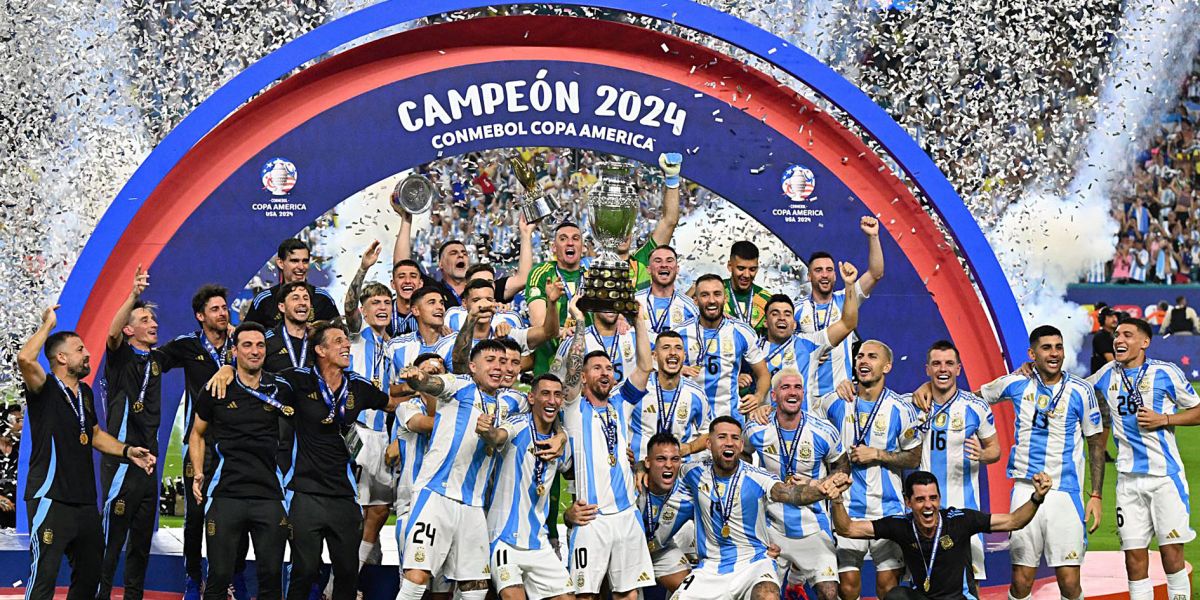 ¡Argentina es bicampeón y máximo ganador en la historia de la Copa América!