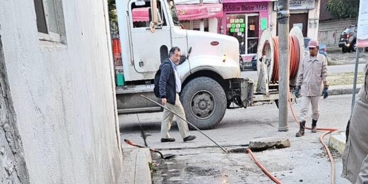 Lleva a cabo COMAPA Altamira sondeos y desazolve de descargas sanitarias