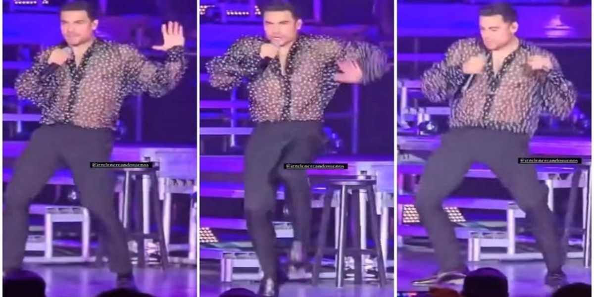 Critican a Carlos Rivera por pasos de baile en concierto; “le hace falta un coreógrafo”
