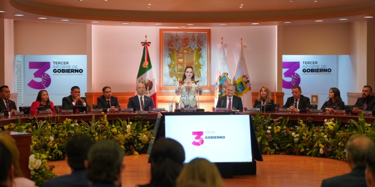 “En Nuevo Laredo, lo mejor está por venir”; presenta Carmen Lilia Canturosas Tercer Informe de resultados