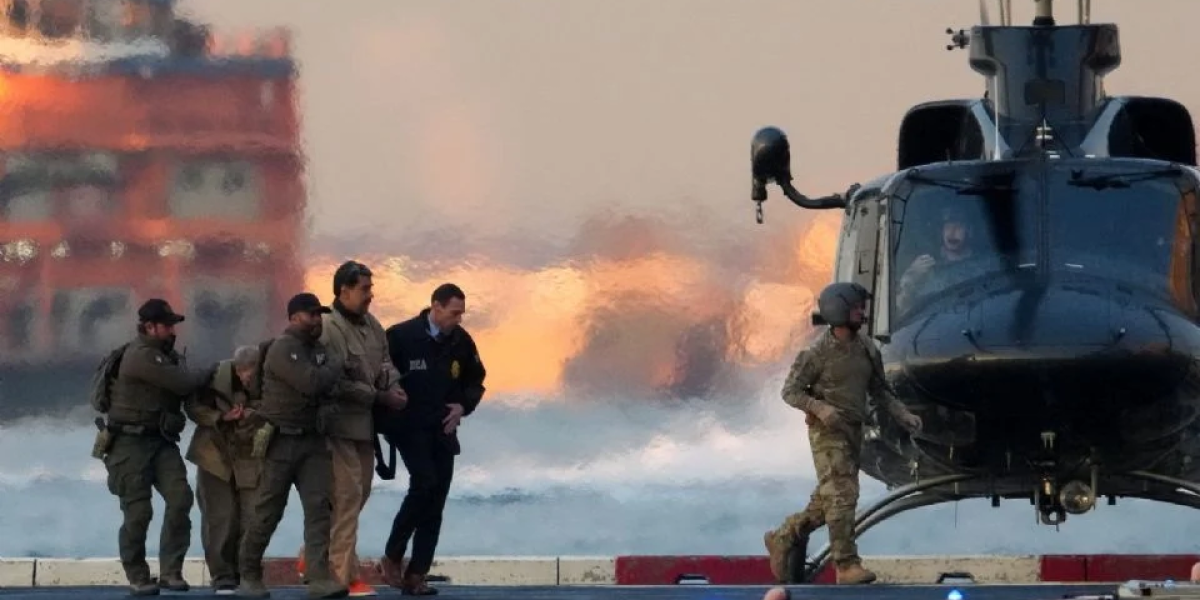 Nicolás Maduro y su esposa llegan a la corte de Manhattan para su primera audiencia