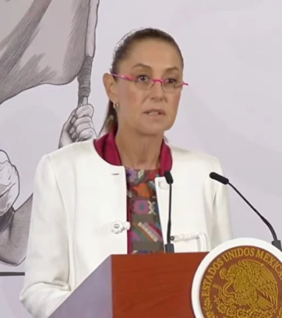 Sheinbaum rechaza el ataque de EU y la captura de Maduro