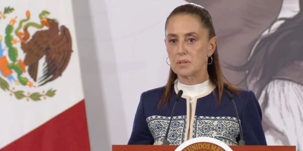 Sheinbaum niega el envío de tropas de EU a México en avión que aterrizó en Toluca