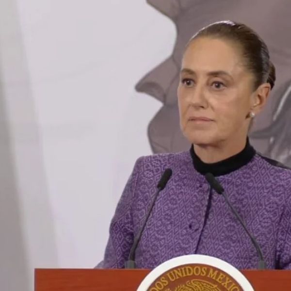 Sheinbaum evade detallar los temas que abordó en su reunión con Luisa María Alcalde y Andy López Beltrán