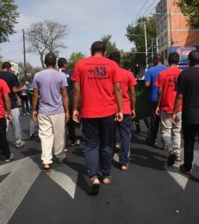 Marchan en Iguala por la liberación de Irving Arroyo