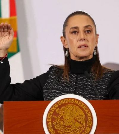 Sheinbaum asegura que Grupo Salinas inició conversaciones para pagar su adeudo al SAT por 51 mil mdp